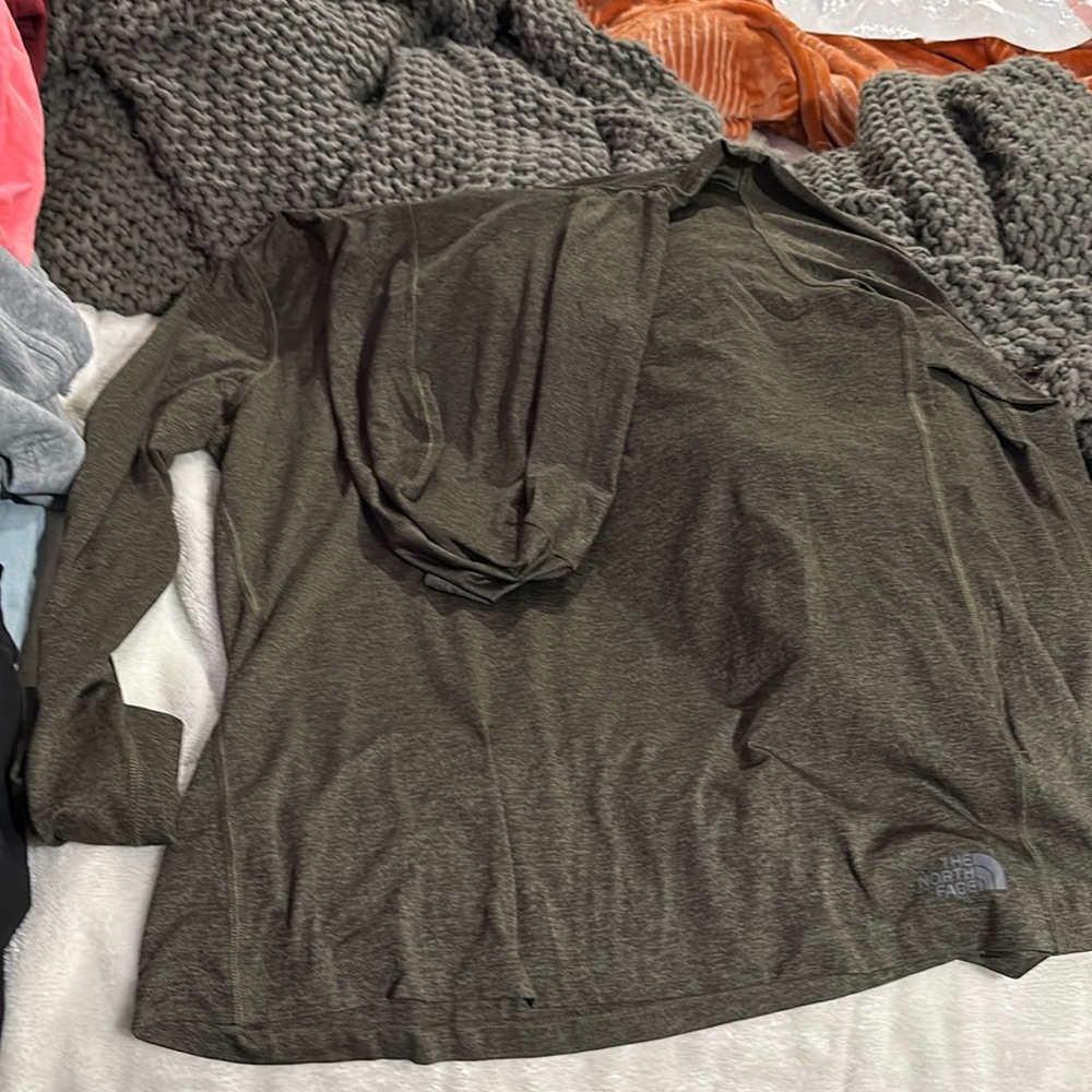 North face shirt with hood